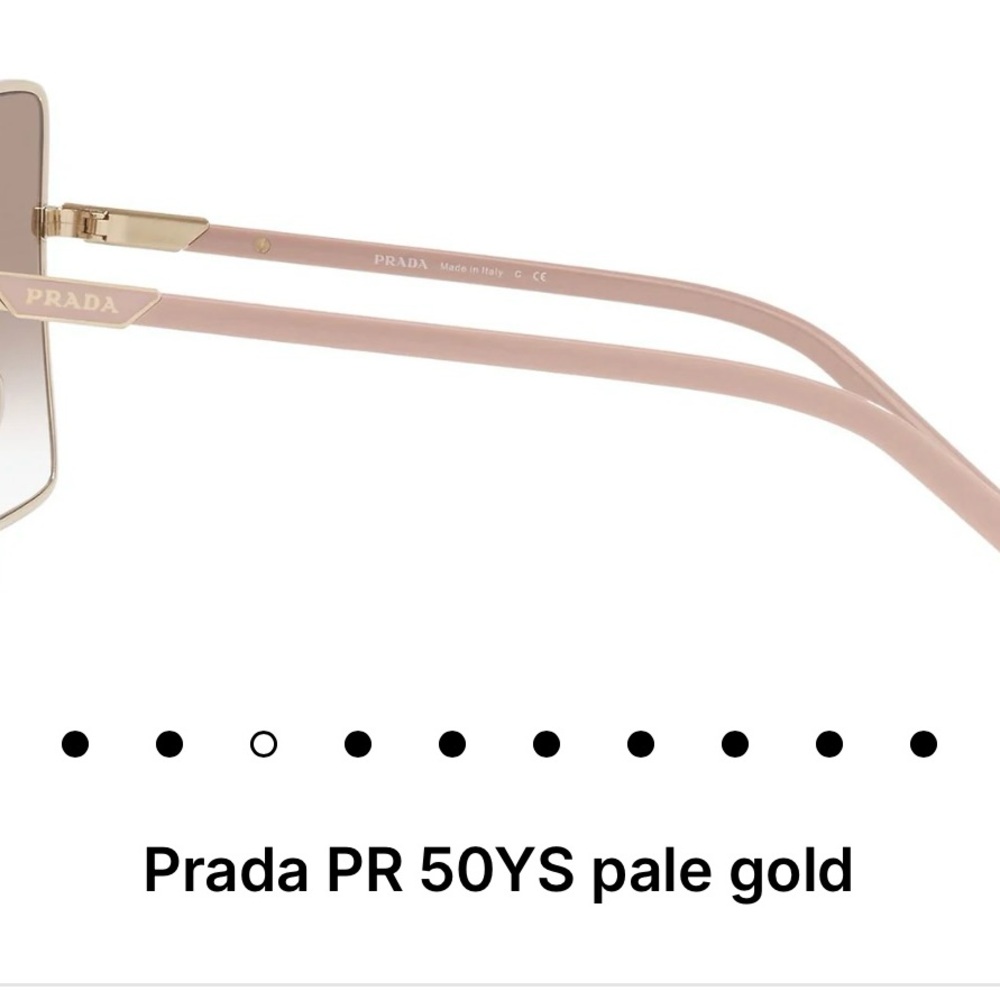 Prada Women's Sunglasses in Pale Gold - Picture 3 of 8